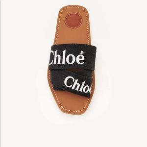 Chloe Woody Flat Mule